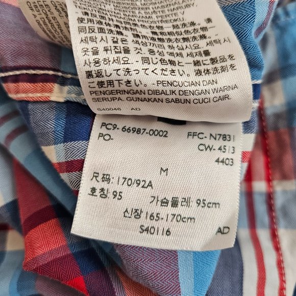 Levi's Modern Fit Hooded Button Up Long Sleeve Shirt Size M - Picture 8 of 11